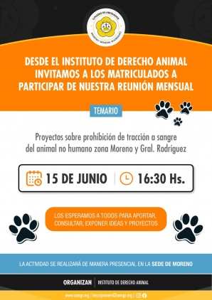 REUNIÓN INSTITUTI DE DERECHO ANIMAL